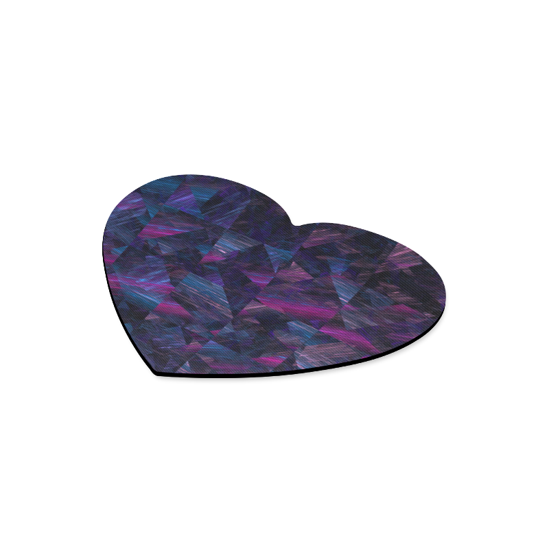 Fractured Prism Heart-shaped Mousepad