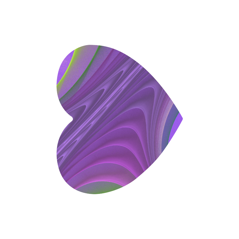 purple sands Heart-shaped Mousepad