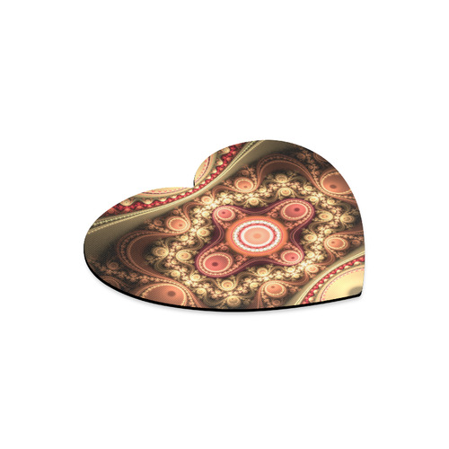 abstract fall Heart-shaped Mousepad
