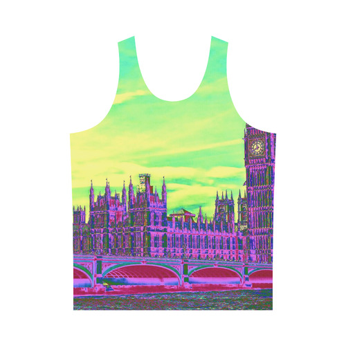 Impressive Travel - London by JamColors All Over Print Tank Top for Men (Model T43)