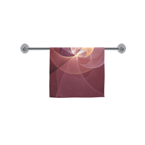 Movement Abstract Modern Wine Red Pink Fractal Art Custom Towel 16"x28"