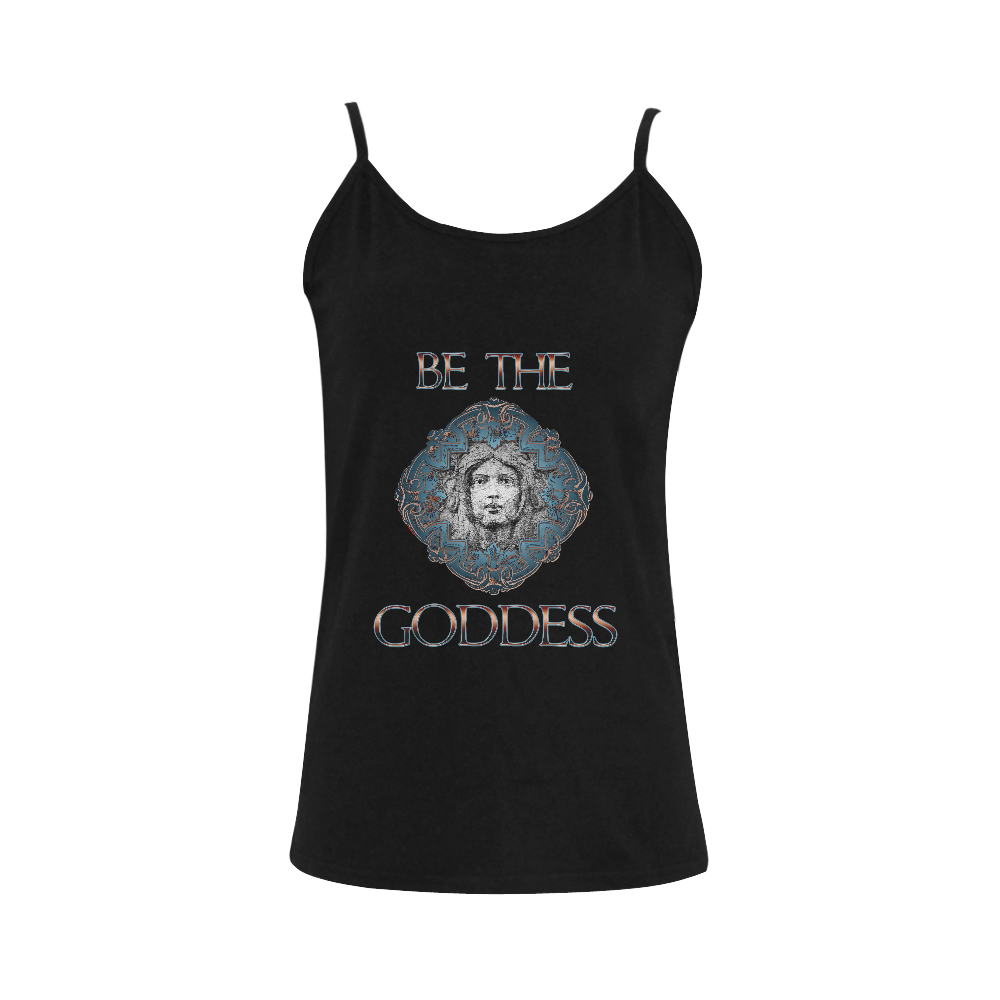 Be The Goddess Women's Spaghetti Top (USA Size) (Model T34)