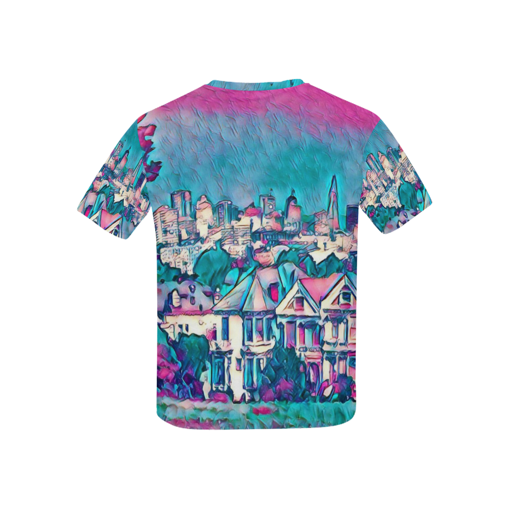 Impressive Travel -San Francisco 2 by JamColors Kids' All Over Print T-shirt (USA Size) (Model T40)