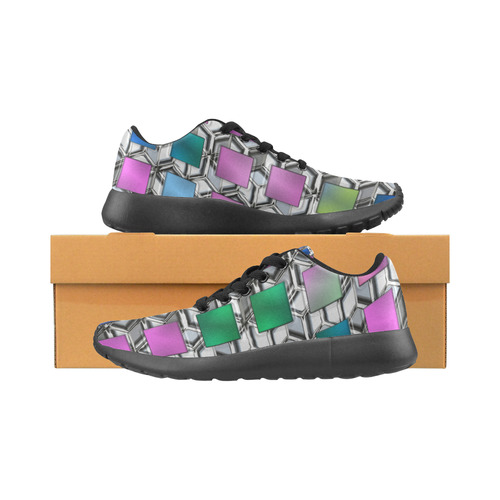 MULTICOLOR ABSTRACT Men’s Running Shoes (Model 020)