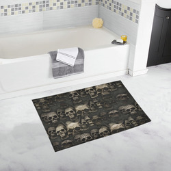 Crypt of the devilish dead skull Bath Rug 20''x 32''