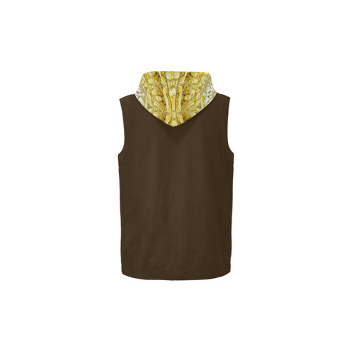 protection from Jerusalem of gold All Over Print Sleeveless Zip Up Hoodie for Kid (Model H16)