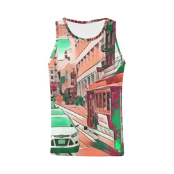 Impressive Travel -San Francisco by JamColors All Over Print Tank Top for Men (Model T43)