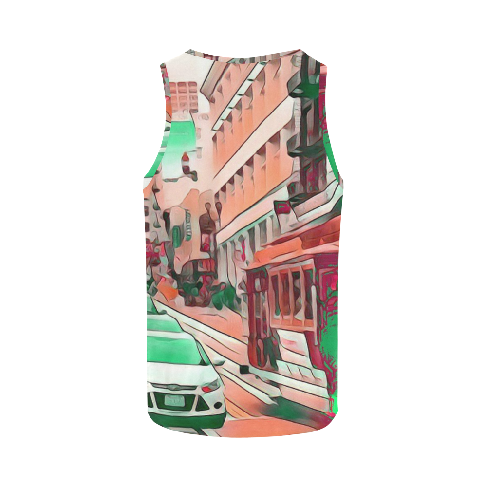 Impressive Travel -San Francisco by JamColors All Over Print Tank Top for Men (Model T43)