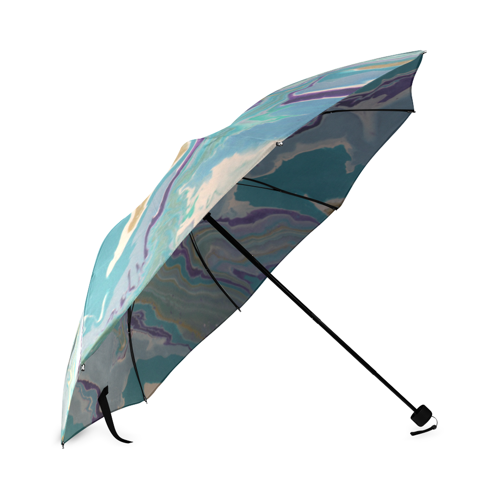 abstract world map Foldable Umbrella (Model U01)
