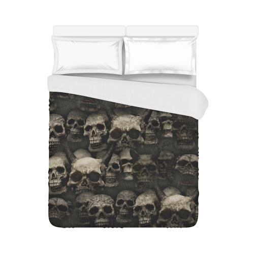 Crypt of the devilish dead skull Duvet Cover 86"x70" ( All-over-print)