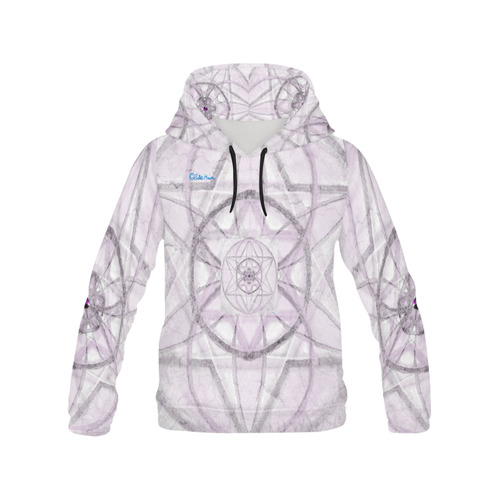 Protection- transcendental love by Sitre haim All Over Print Hoodie for Men (USA Size) (Model H13)