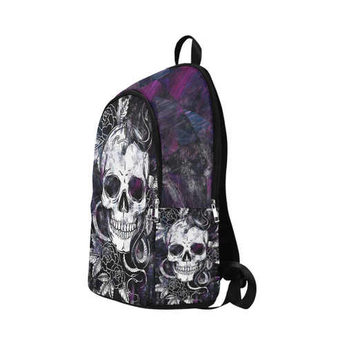 TheSkullSnake&Rose Fabric Backpack for Adult (Model 1659)