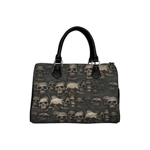 Crypt of the devilish dead skull Boston Handbag (Model 1621)