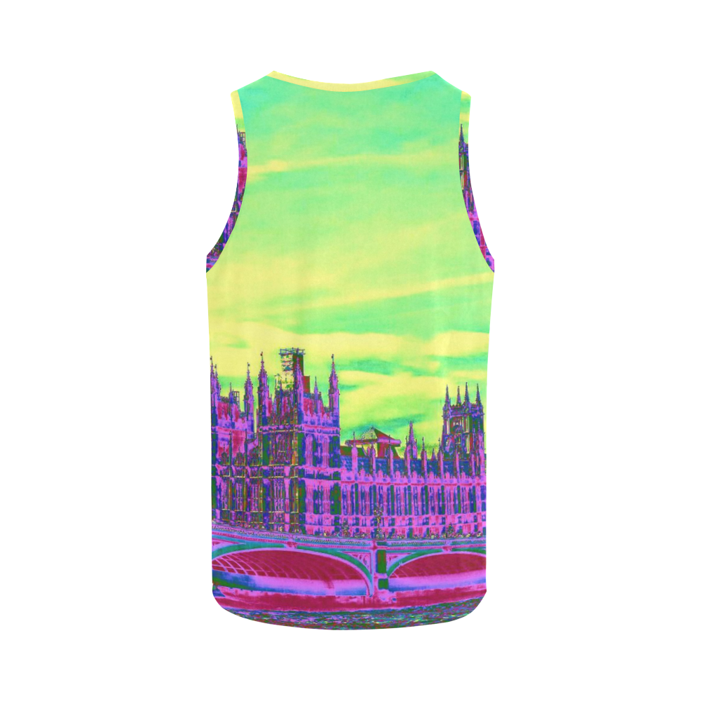 Impressive Travel - London by JamColors All Over Print Tank Top for Men (Model T43)