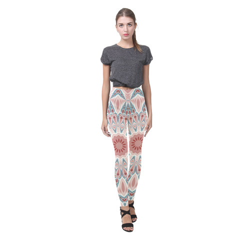 Modern Kaleidoscope Mandala Fractal Art Graphic Cassandra Women's Leggings (Model L01)