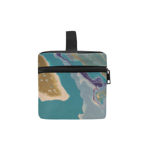 abstract world map Cosmetic Bag/Large (Model 1658)