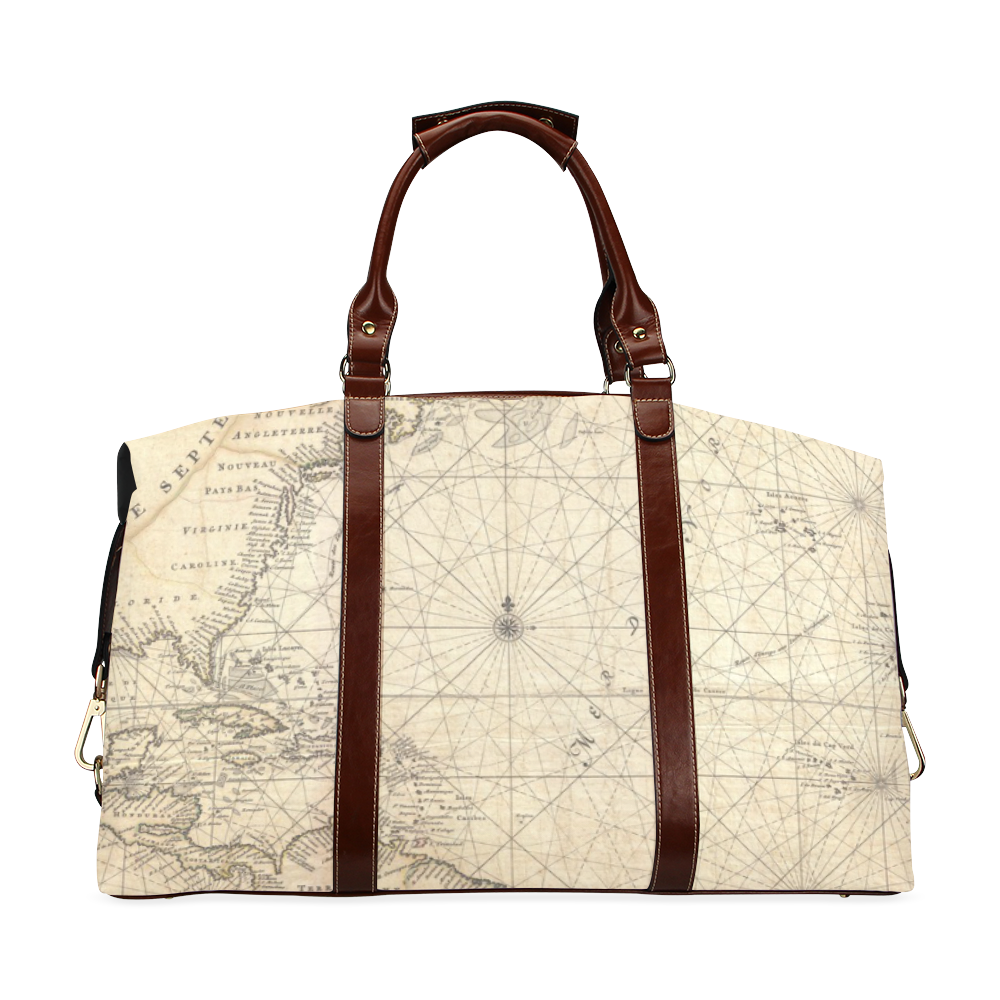 Mala de Viagem Grande Piratas Classic Travel Bag (Model 1643) Remake