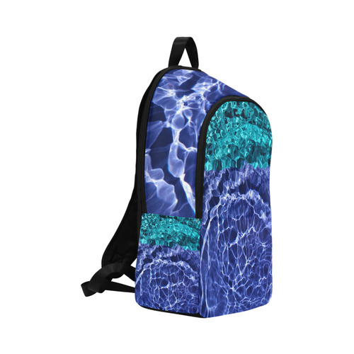 Electric Blue Globes Fabric Backpack for Adult (Model 1659)