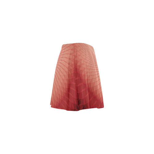 Red Plafond Mini Skating Skirt (Model D36)
