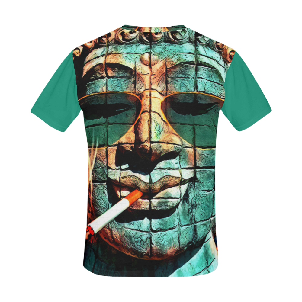 FUNNY BUDDHA All Over Print T-Shirt for Men (USA Size) (Model T40)