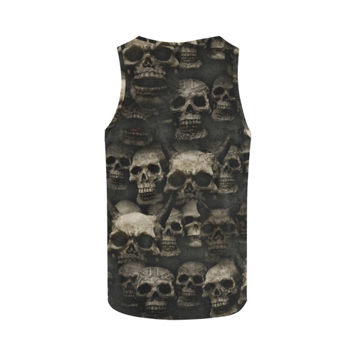 Crypt of the devilish dead skull All Over Print Tank Top for Men (Model T43)