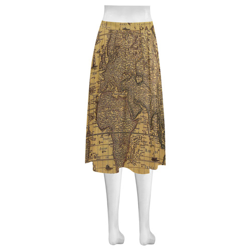 Saiapiratalonga Mnemosyne Women's Crepe Skirt (Model D16)