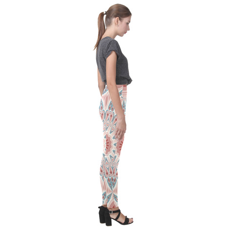 Modern Kaleidoscope Mandala Fractal Art Graphic Cassandra Women's Leggings (Model L01)