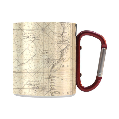 Caneca mapa antigo Classic Insulated Mug(10.3OZ)