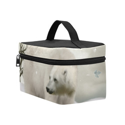 Awesome polar bear Cosmetic Bag/Large (Model 1658)