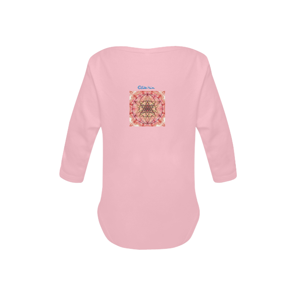 protection- vitality and awakening by Sitre haim Baby Powder Organic Long Sleeve One Piece (Model T27)