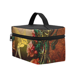 Golden bird Cosmetic Bag/Large (Model 1658)