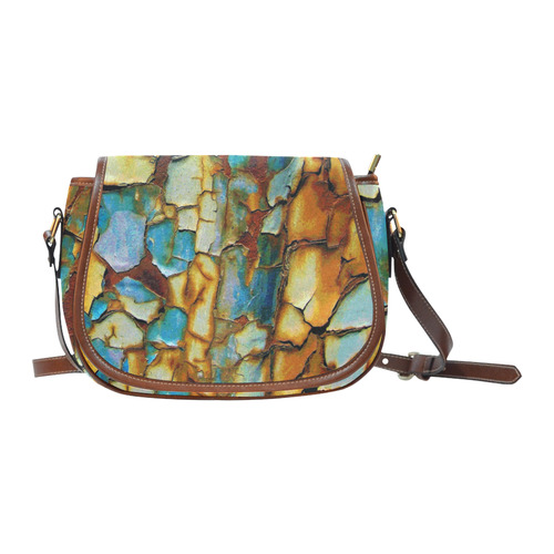 Rusty texture Saddle Bag/Large (Model 1649)