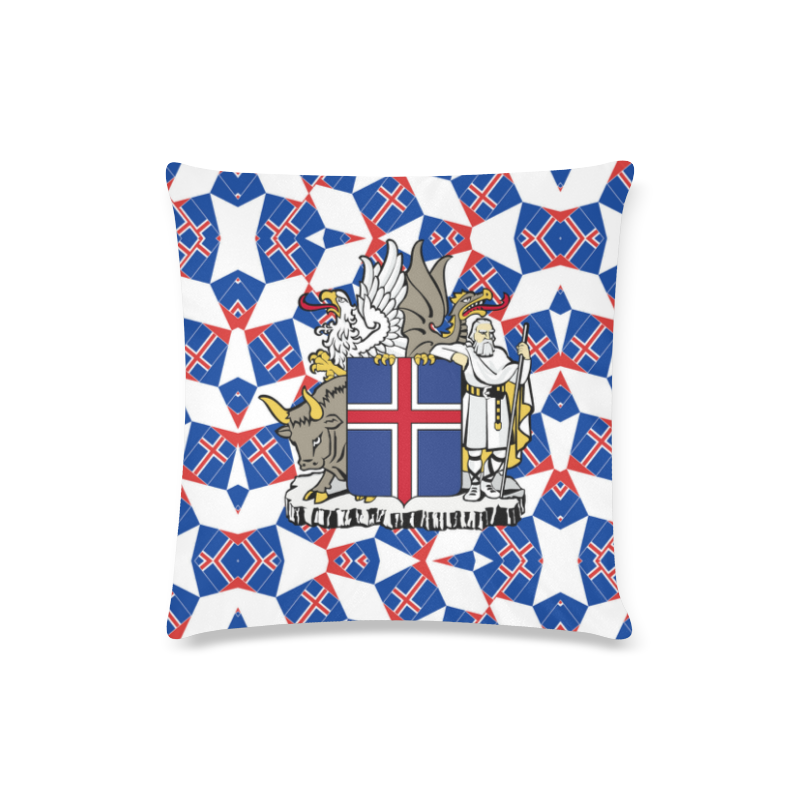 ICELAND Custom Zippered Pillow Case 16"x16"(Twin Sides)