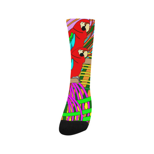 abstract parrot Trouser Socks
