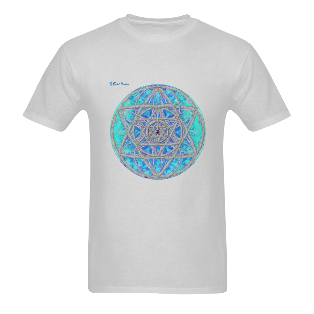 protection in blue harmony Sunny Men's T- shirt (Model T06)