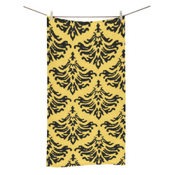 Primrose Yellow Damask Bath Towel 30"x56"