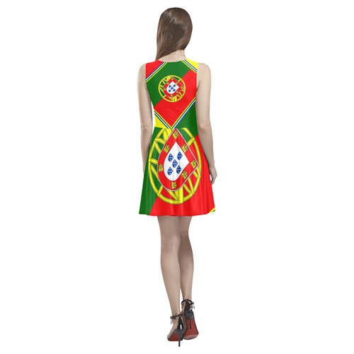 PORTUGAL Thea Sleeveless Skater Dress(Model D19)