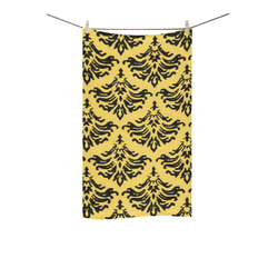 Primrose Yellow Damask Custom Towel 16"x28"