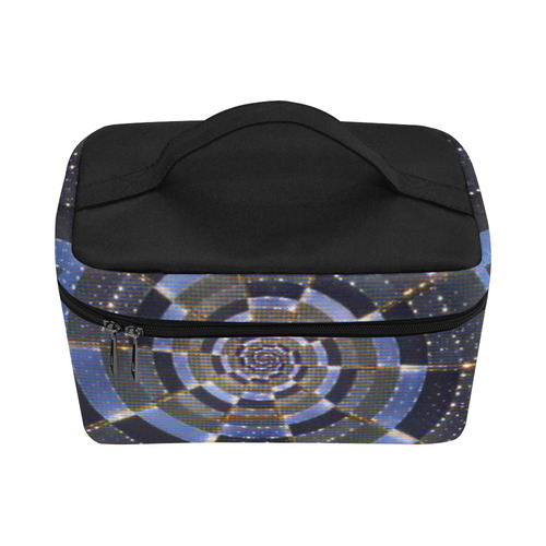 Midnight Crazy Dart Cosmetic Bag/Large (Model 1658)