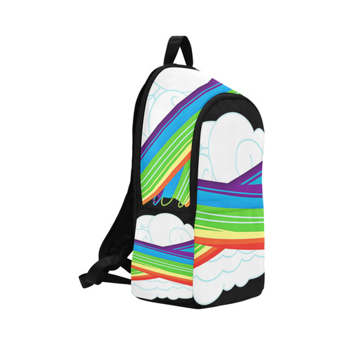 flying with rainbow dash Fabric Backpack for Adult (Model 1659)