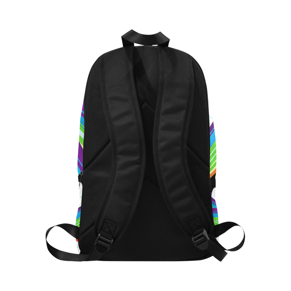flying with rainbow dash Fabric Backpack for Adult (Model 1659)