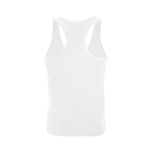 Protection from Jerusalem in blue Plus-size Men's I-shaped Tank Top (Model T32)