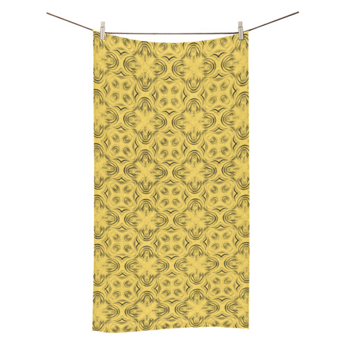 Primrose Yellow Shadows Bath Towel 30"x56"