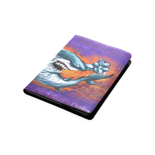 Graffiti Shark Brick Wall Custom NoteBook B5