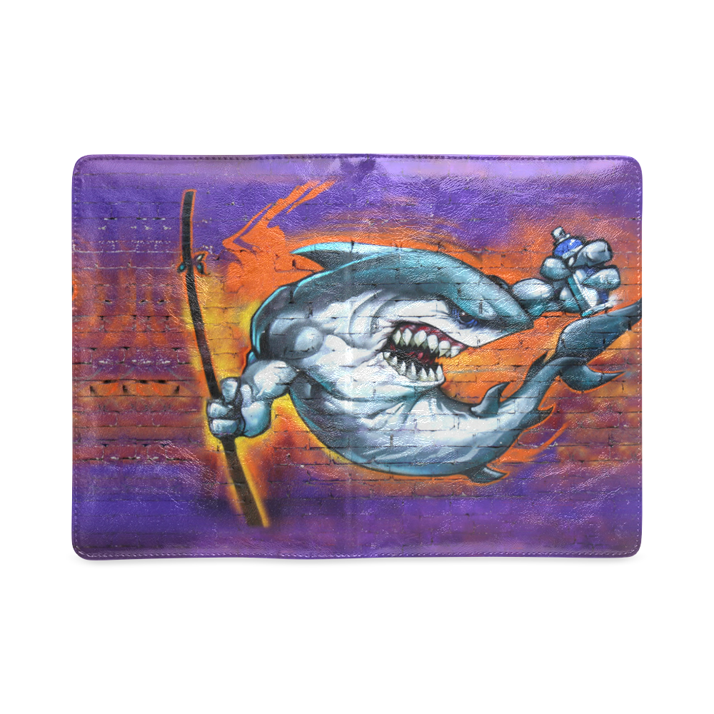 Graffiti Shark Brick Wall Custom NoteBook A5