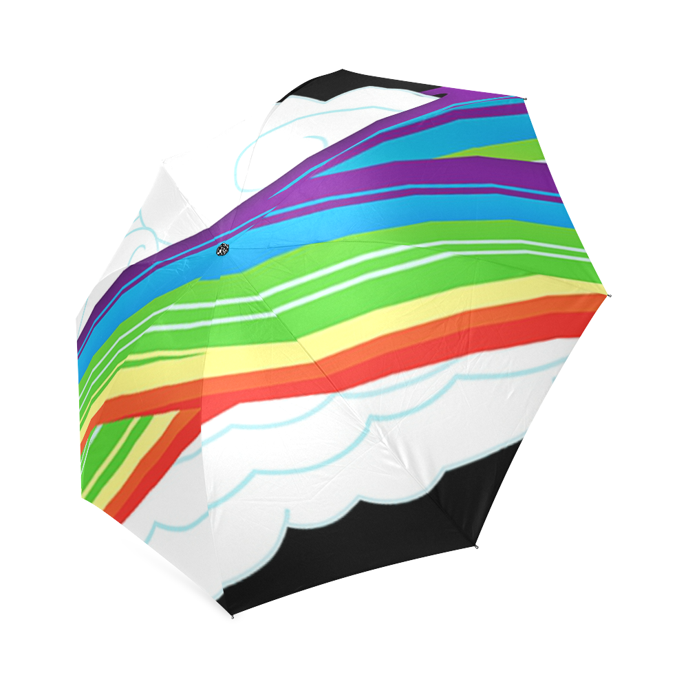 flying with rainbow dash Foldable Umbrella (Model U01)