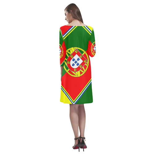 PORTUGAL Rhea Loose Round Neck Dress(Model D22)