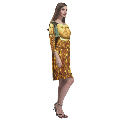 HENRY THE EIGTH 2 Rhea Loose Round Neck Dress(Model D22)