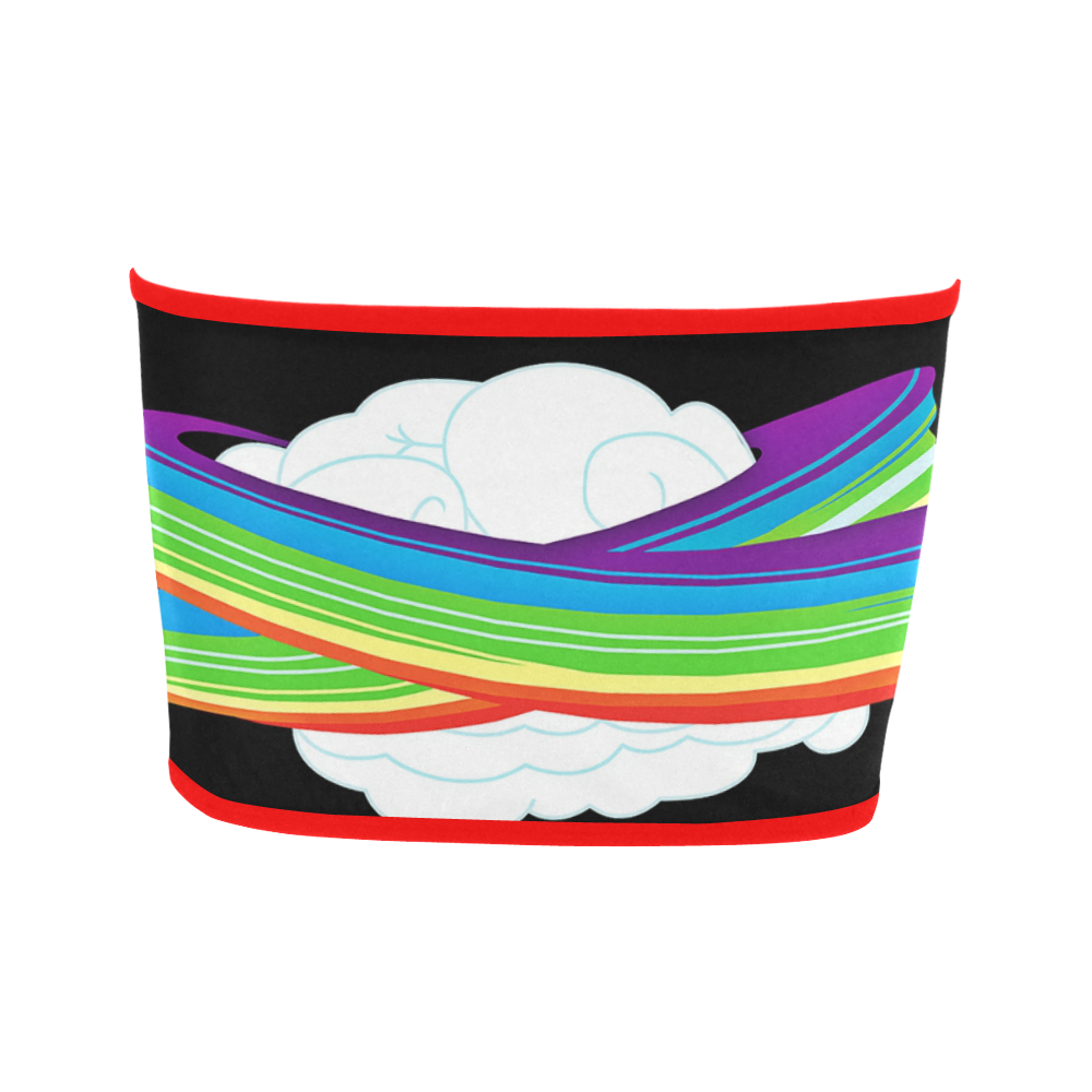 flying with rainbow dash Bandeau Top