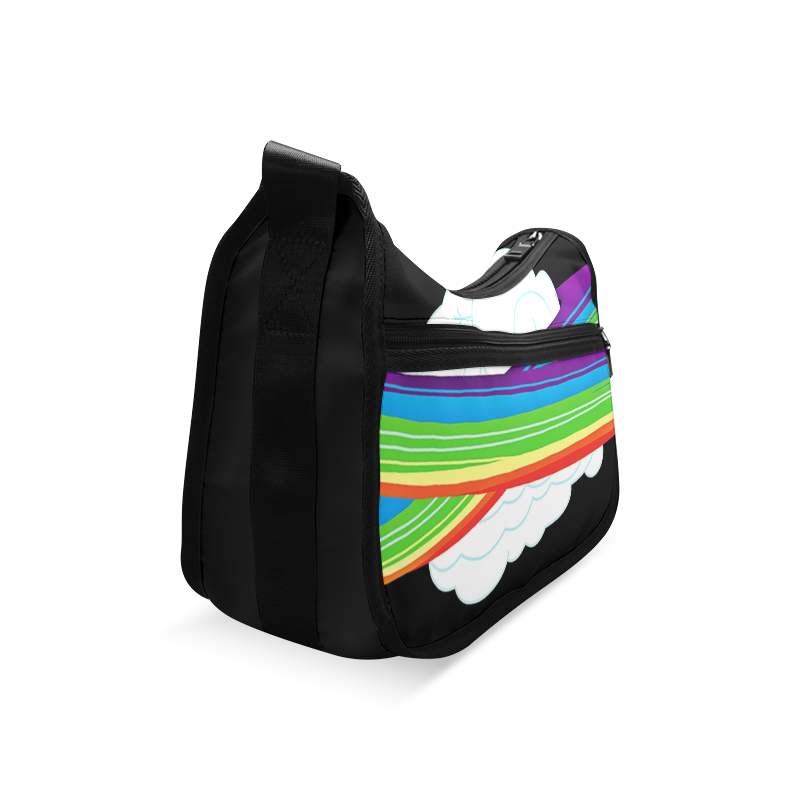 flying with rainbow dash Crossbody Bags (Model 1616)